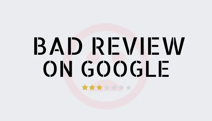 how to write bad reviews on google